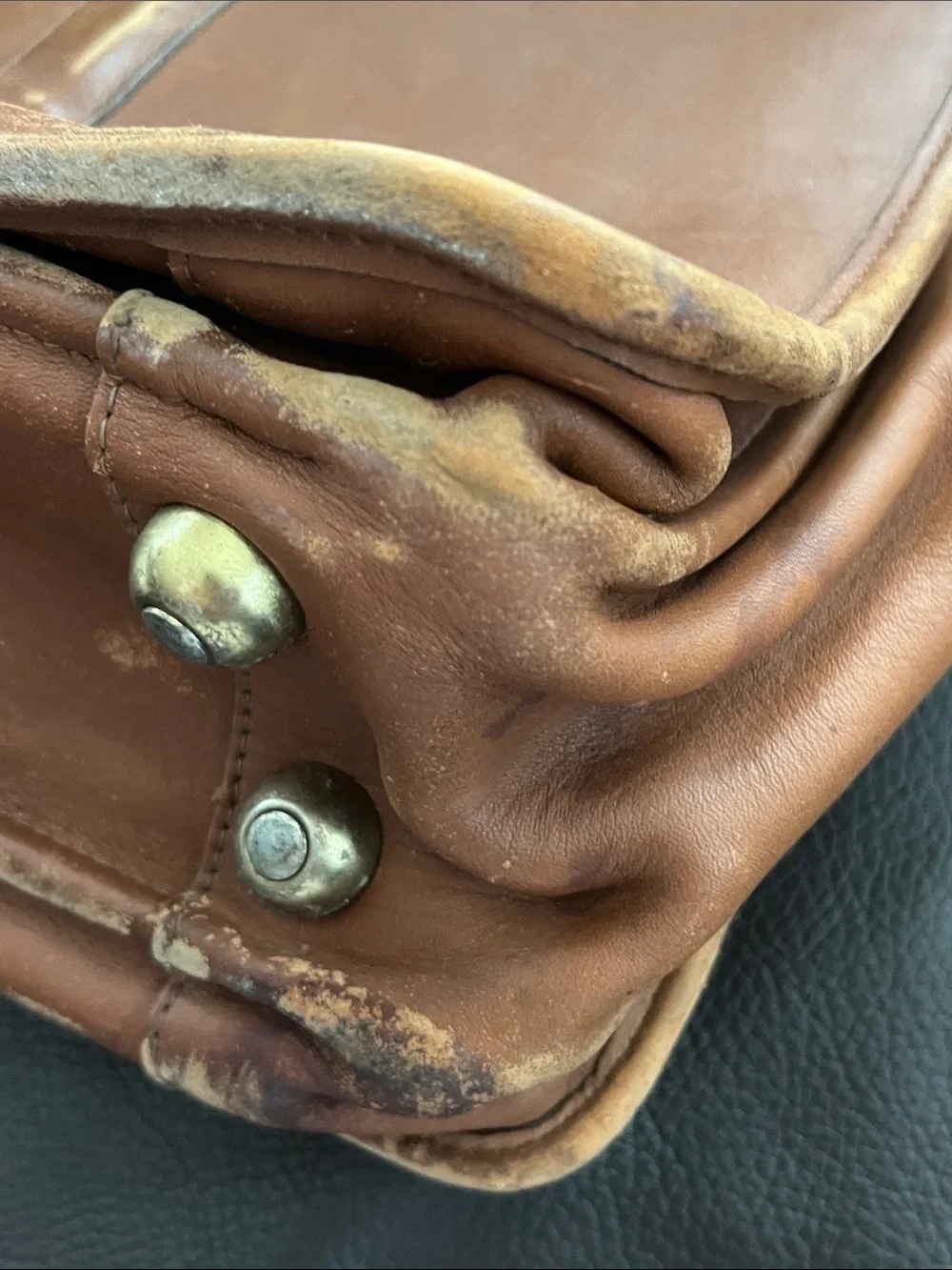 Coach Vintage Leather Briefcase w/ Combination Lock - 329 🔐 No 288 0122